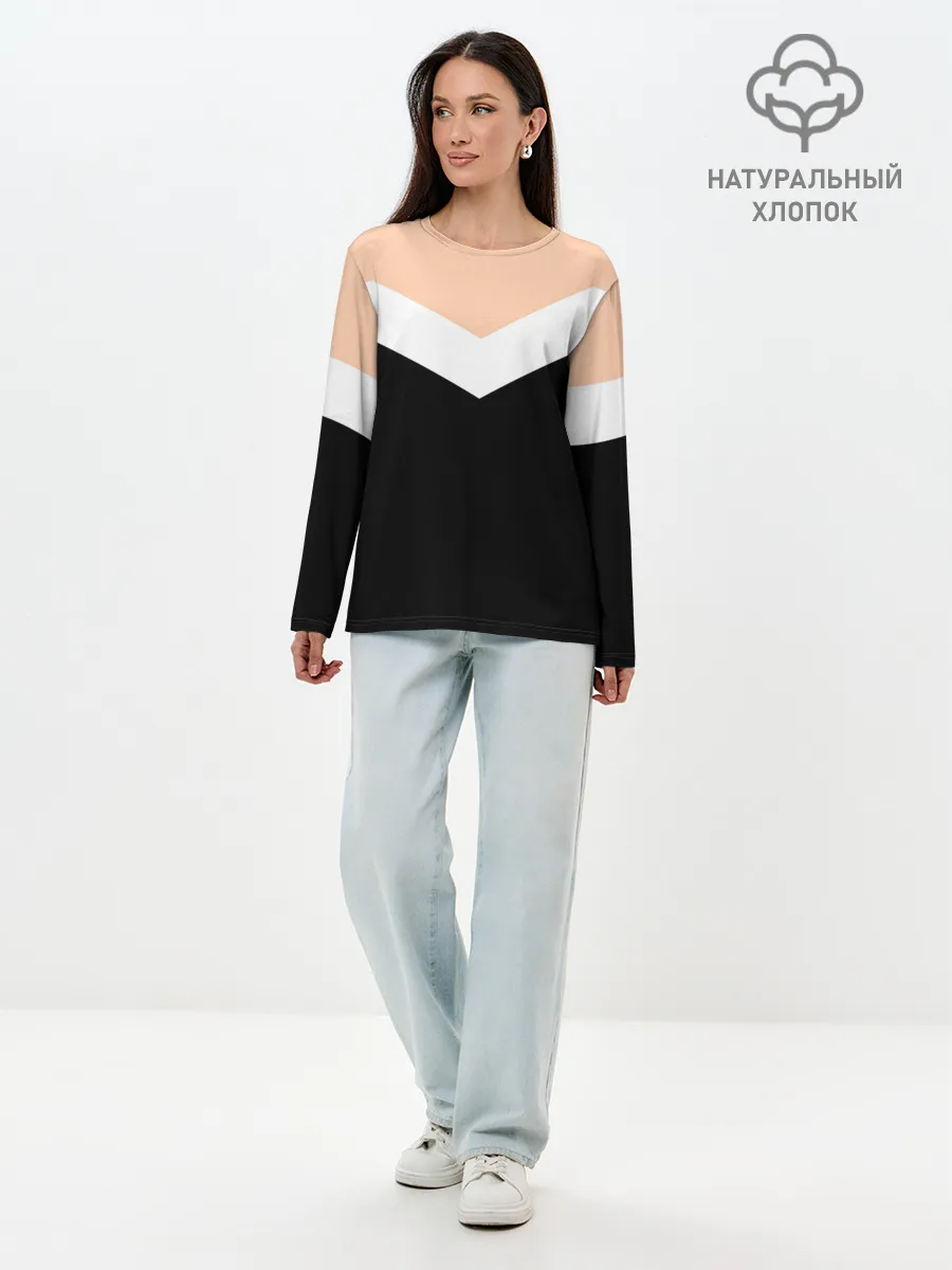 Лонгслив женский. Хлопок / Простота