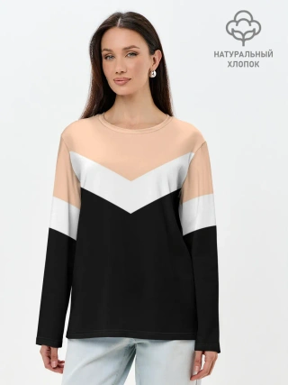 Лонгслив женский. Хлопок / Простота