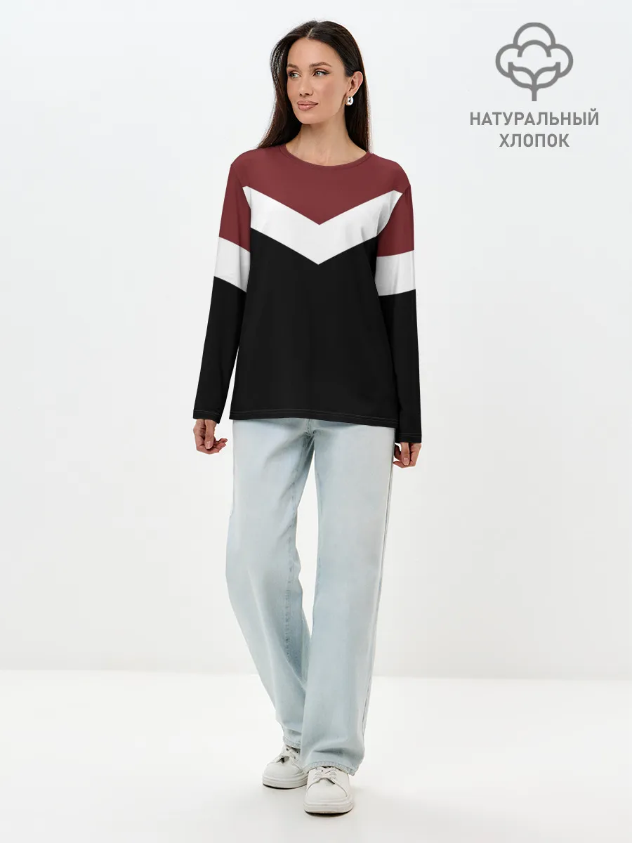 Лонгслив женский. Хлопок / Простота