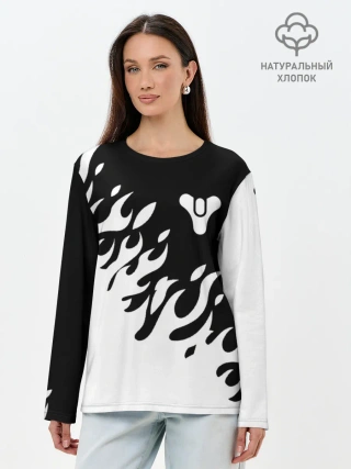 Лонгслив женский. Хлопок / DESTINY