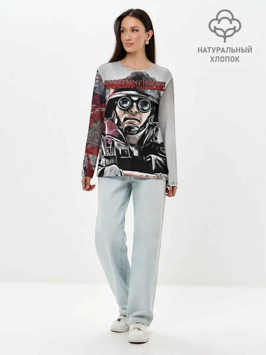 Лонгслив женский. Хлопок / Rainbow Six: Siege
