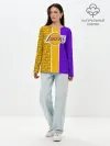 Лонгслив женский. Хлопок / LA LAKERS