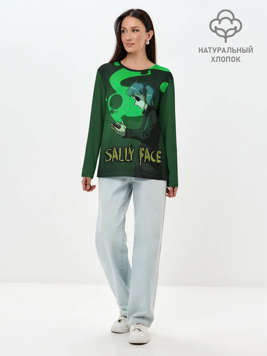 Лонгслив женский. Хлопок / Sally Face