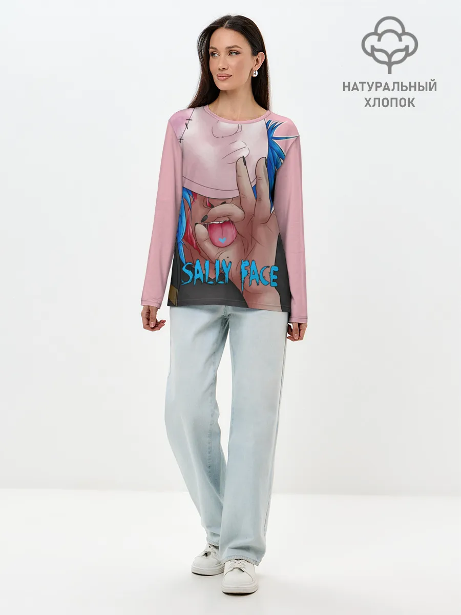 Лонгслив женский. Хлопок / Sally Face