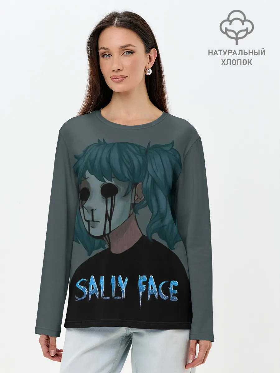 Лонгслив женский. Хлопок / Sally Face