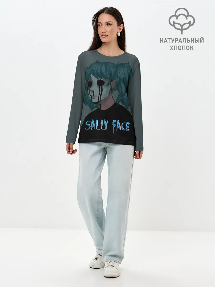 Лонгслив женский. Хлопок / Sally Face