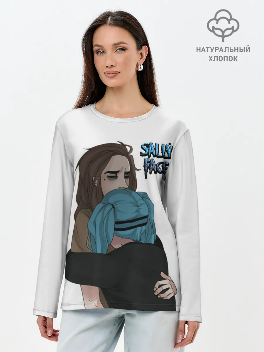 Лонгслив женский. Хлопок / Sally Face