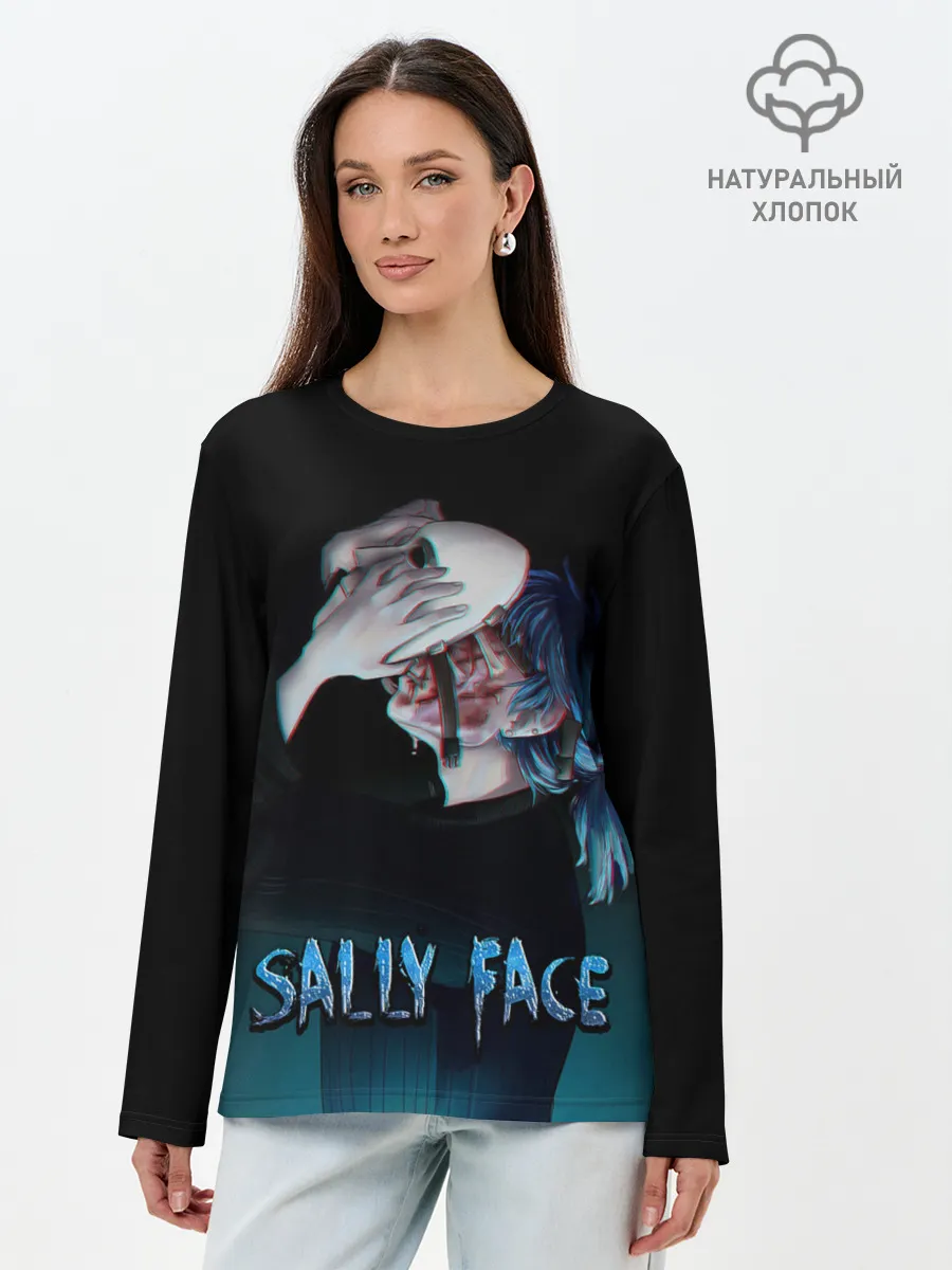 Лонгслив женский. Хлопок / Sally Face