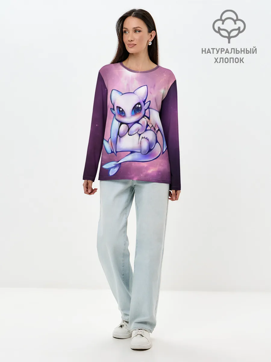 Лонгслив женский. Хлопок / дневная фурия