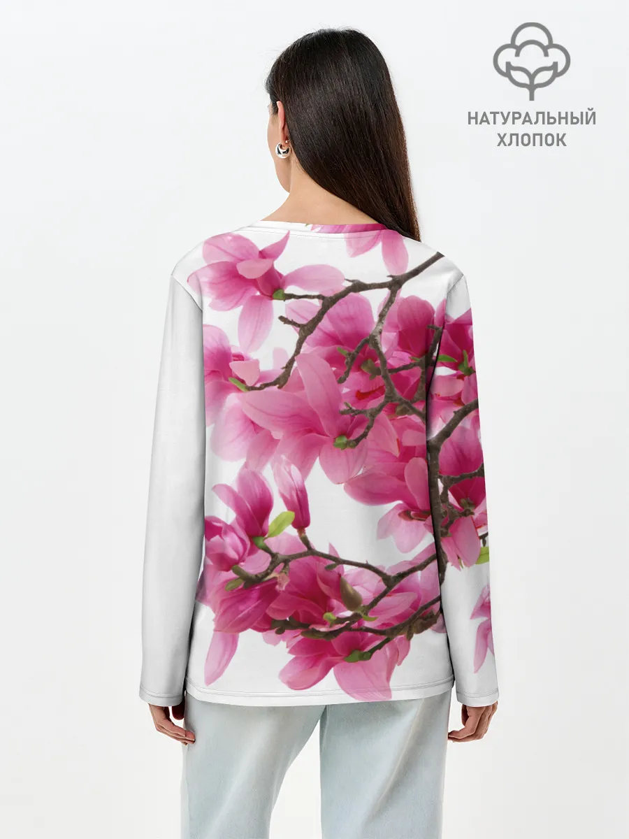 Лонгслив женский. Хлопок / BTS