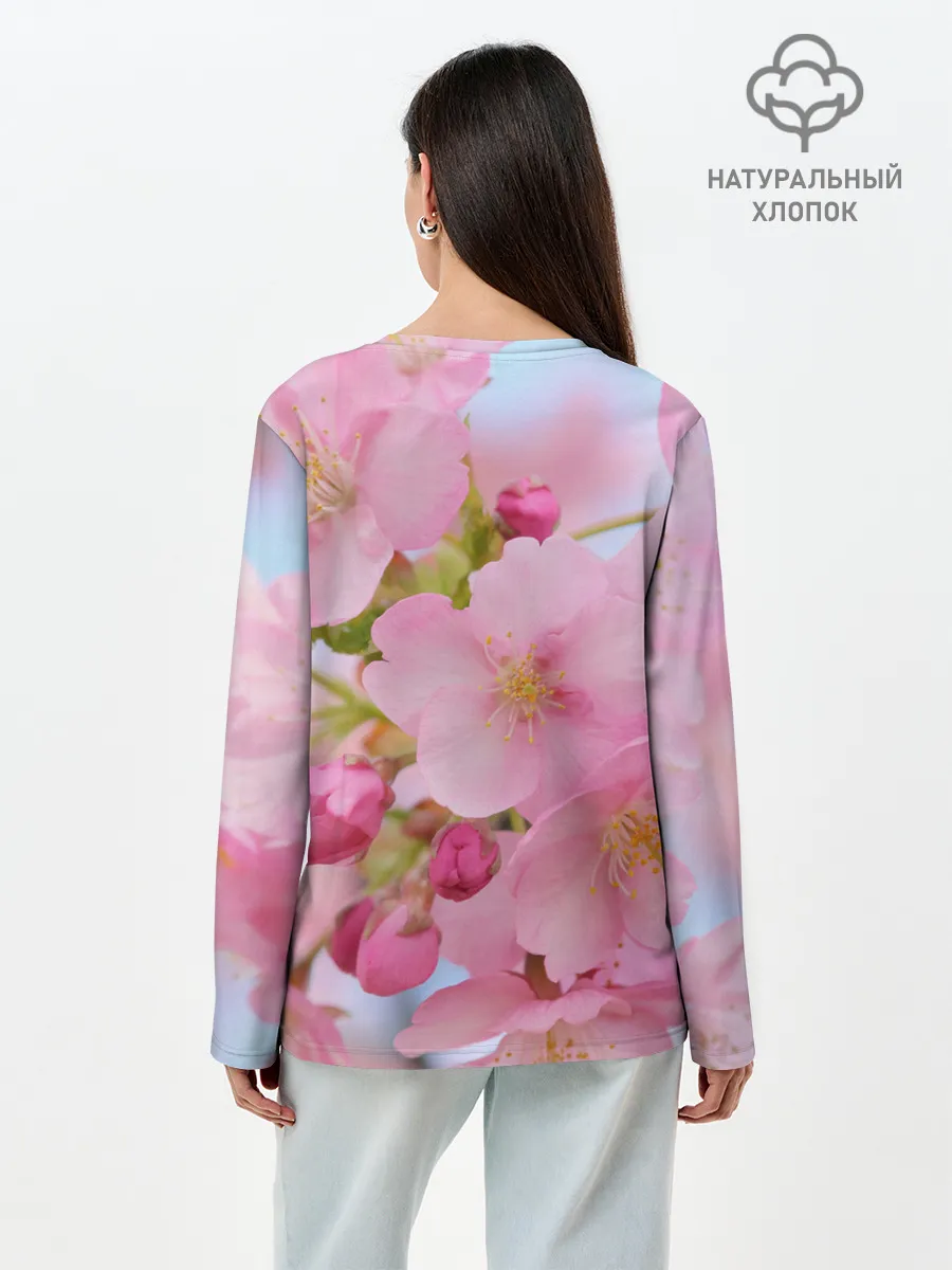 Лонгслив женский. Хлопок / BTS