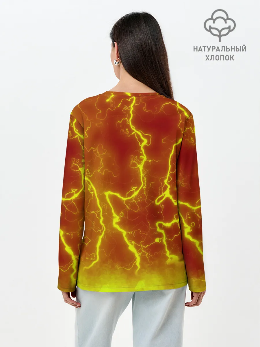 Лонгслив женский. Хлопок / Gone.Fludd
