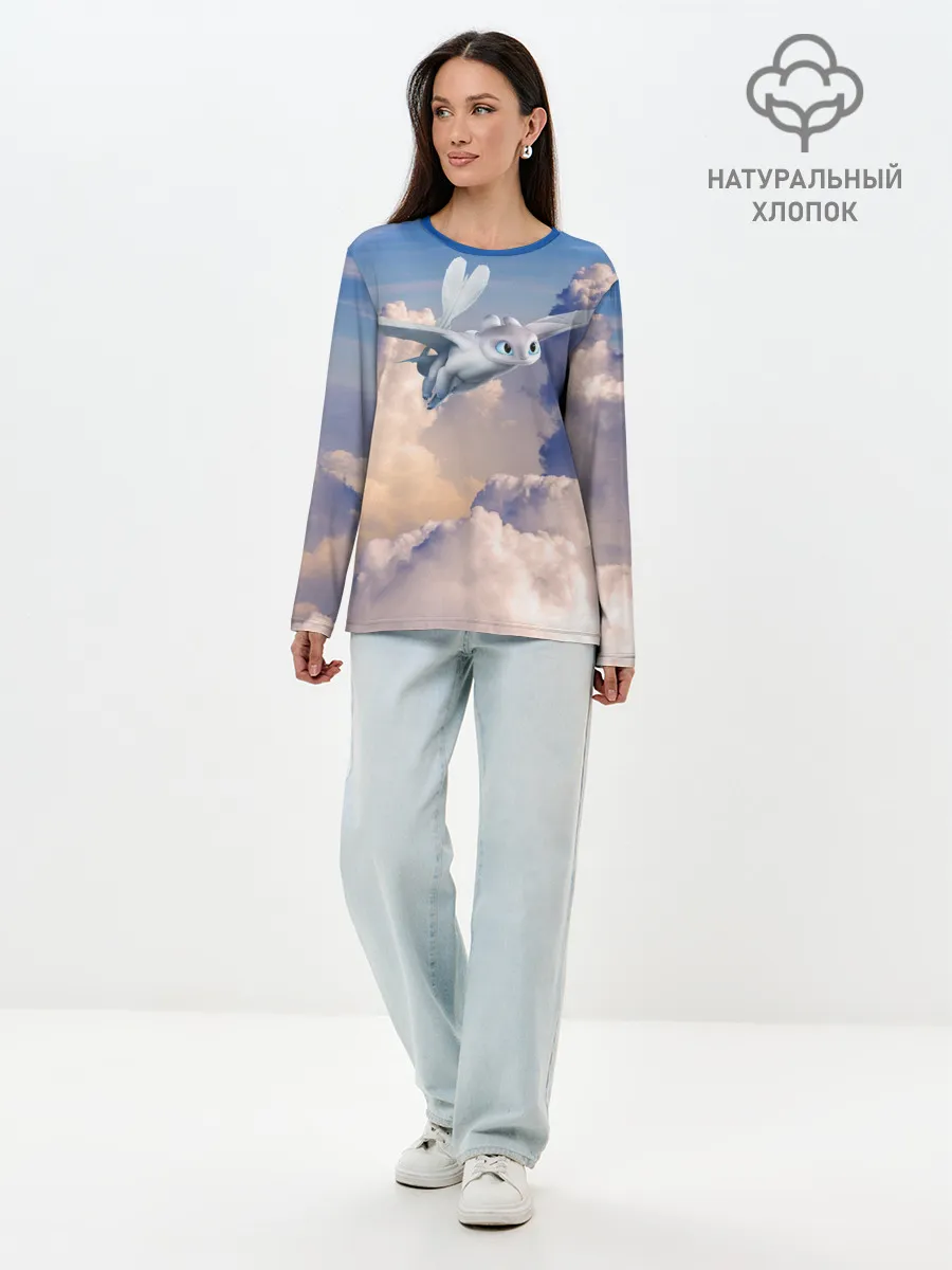 Лонгслив женский. Хлопок / Light Fury