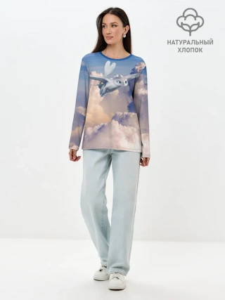 Лонгслив женский. Хлопок / Light Fury