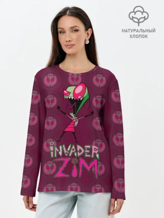 Лонгслив женский. Хлопок / Захватчик Зим