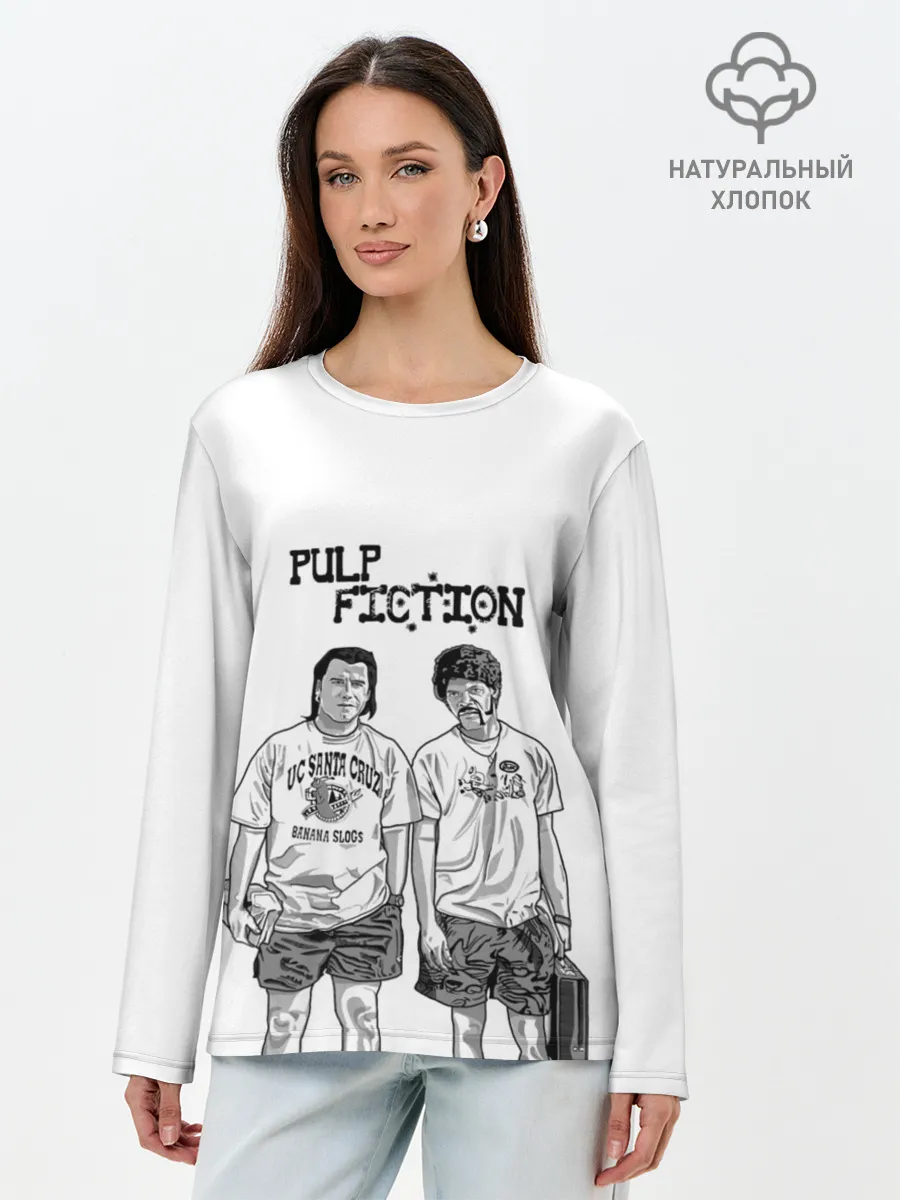 Лонгслив женский. Хлопок / Pulp Fiction
