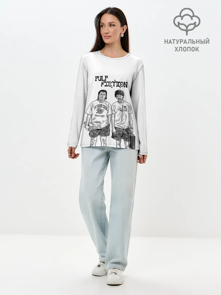 Лонгслив женский. Хлопок / Pulp Fiction