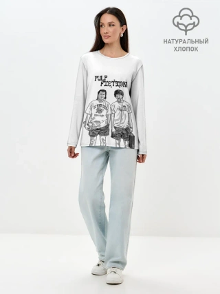 Лонгслив женский. Хлопок / Pulp Fiction