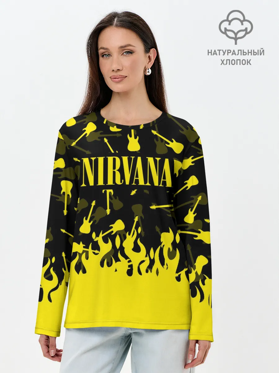 Лонгслив женский. Хлопок / NIRVANA