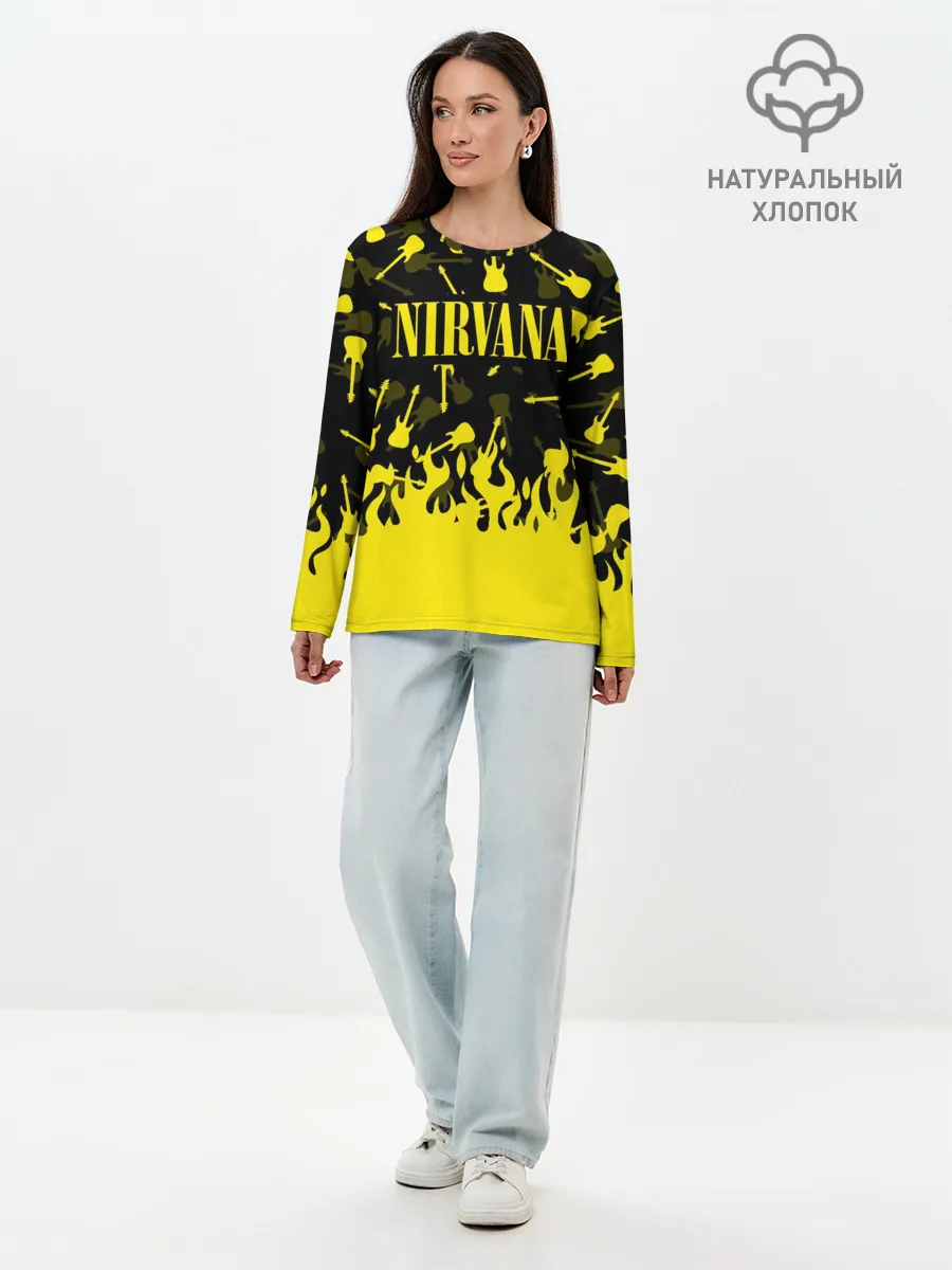Лонгслив женский. Хлопок / NIRVANA