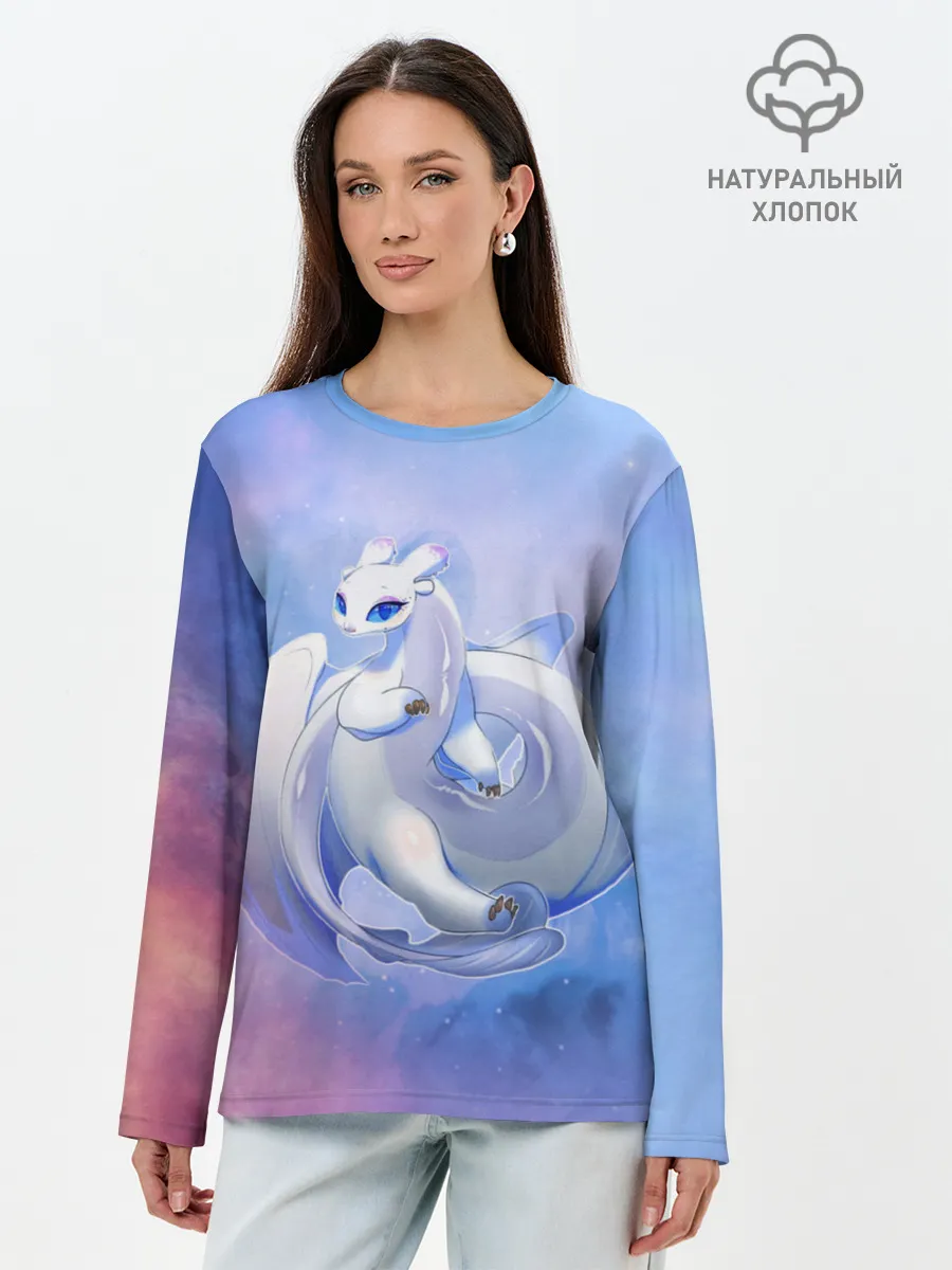 Лонгслив женский. Хлопок / дневная фурия