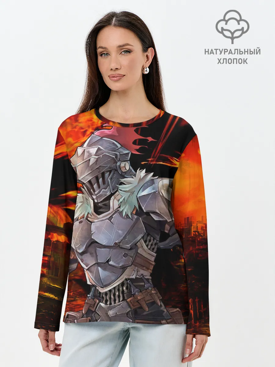 Лонгслив женский. Хлопок / Goblin Slayer 2