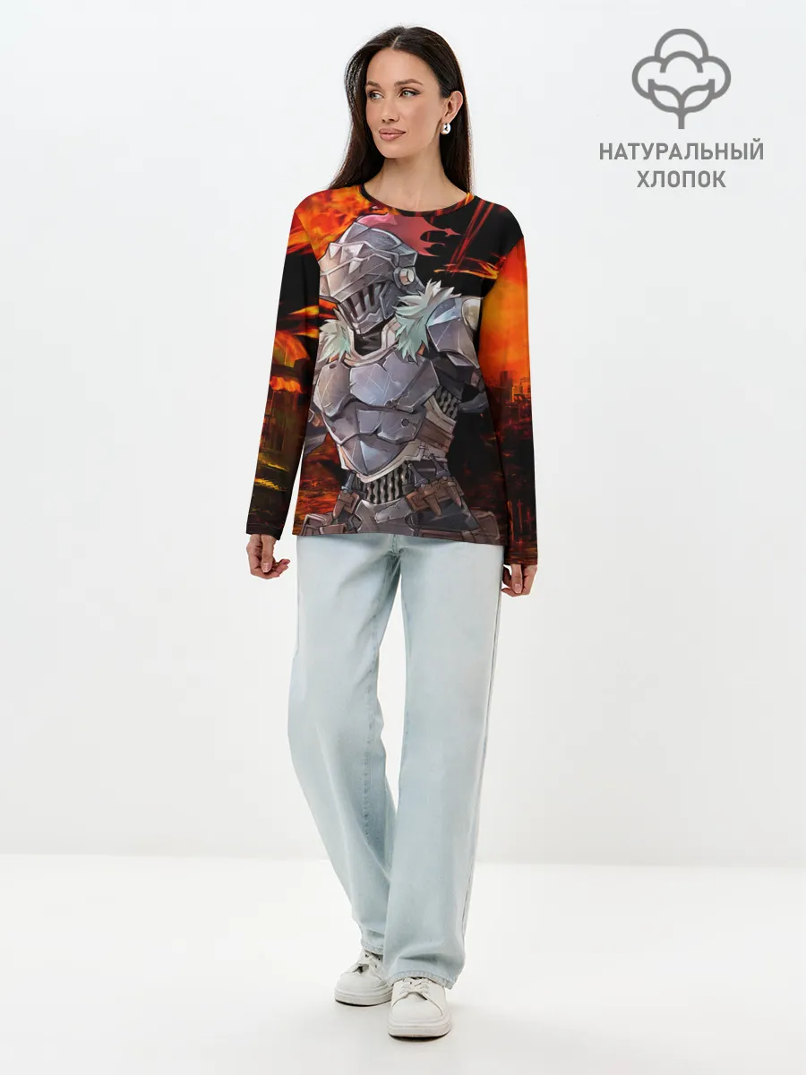 Лонгслив женский. Хлопок / Goblin Slayer 2