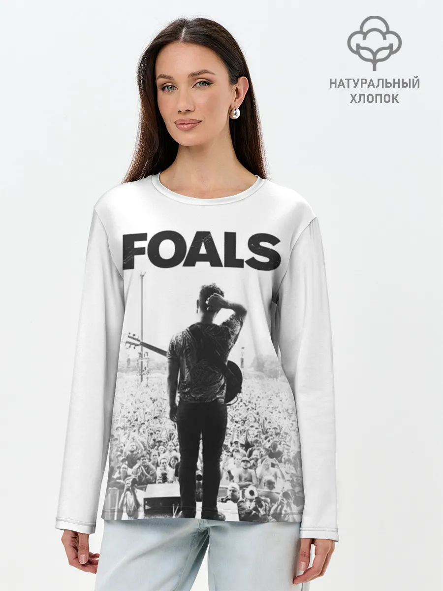 Лонгслив женский. Хлопок / Foals
