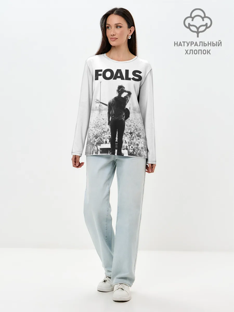 Лонгслив женский. Хлопок / Foals
