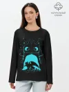 Лонгслив женский. Хлопок / Как приручить дракона