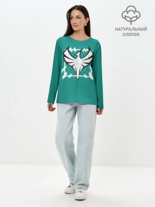 Лонгслив женский. Хлопок / Зофия