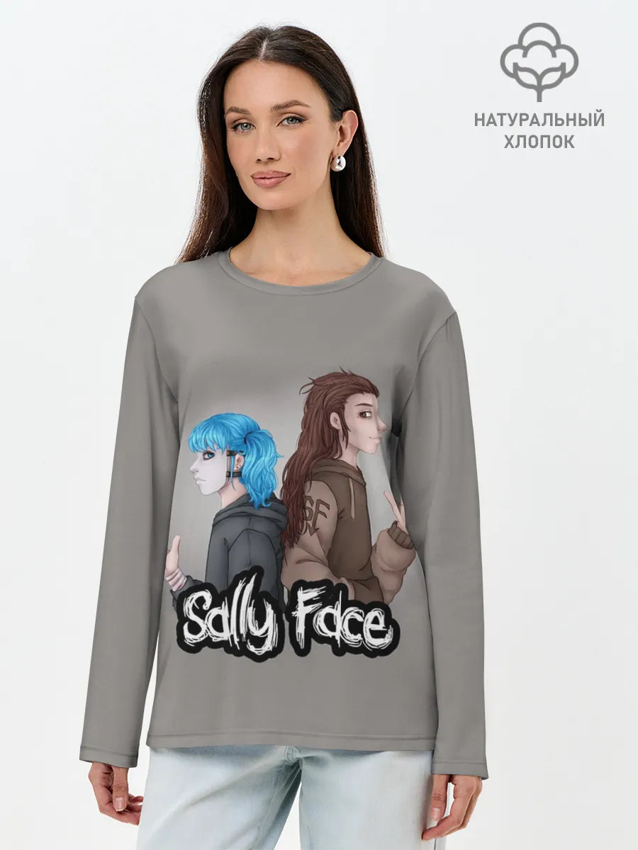 Лонгслив женский. Хлопок / Sally Face