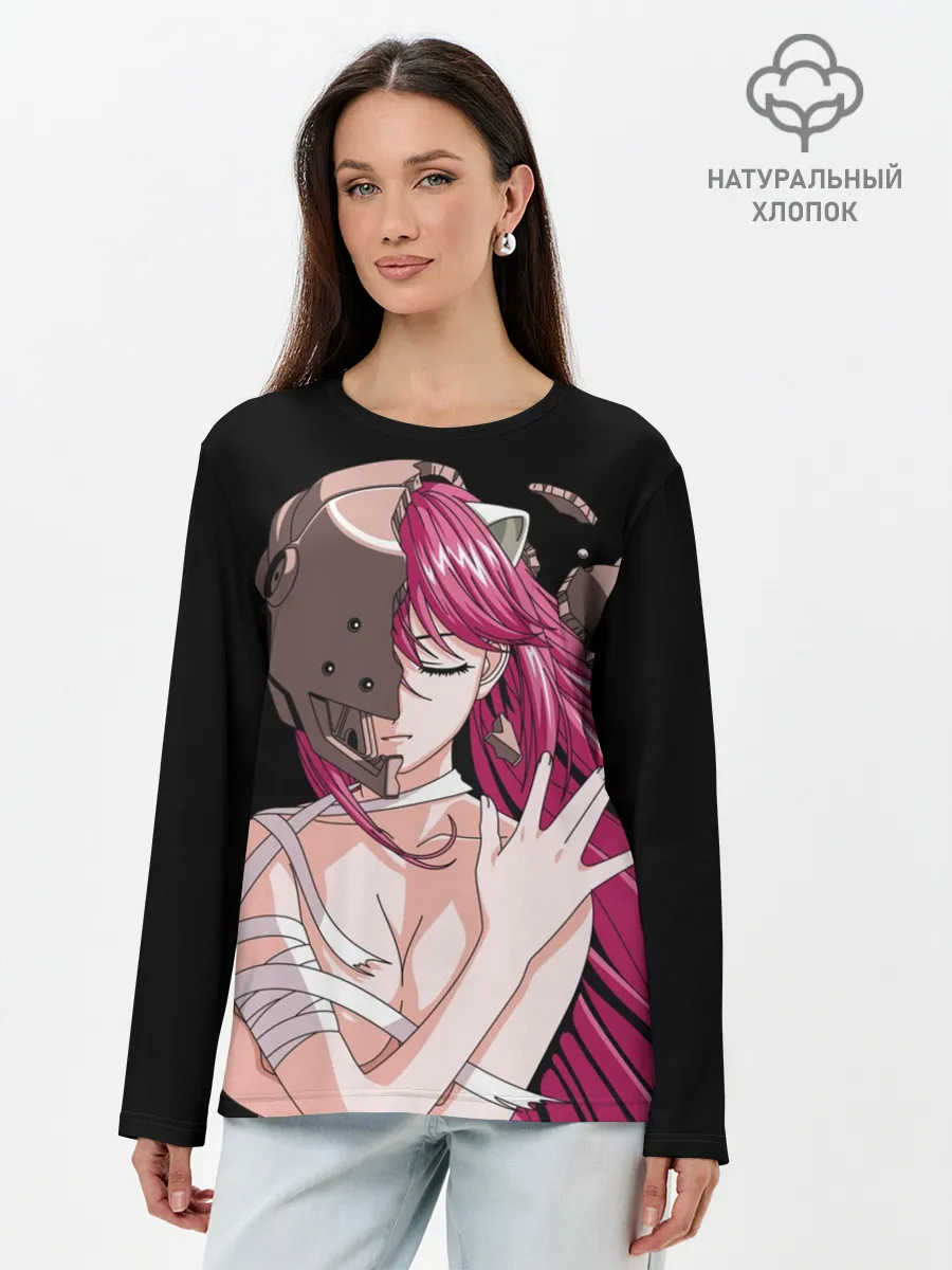 Лонгслив женский. Хлопок / Эльфийская песнь