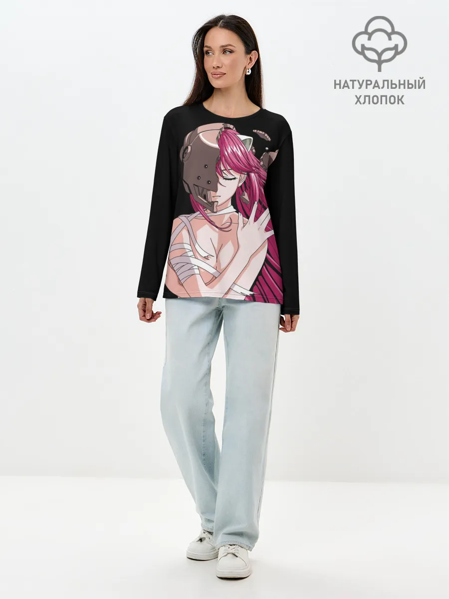 Лонгслив женский. Хлопок / Эльфийская песнь