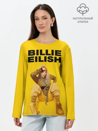 Лонгслив женский. Хлопок / Billie Eilish