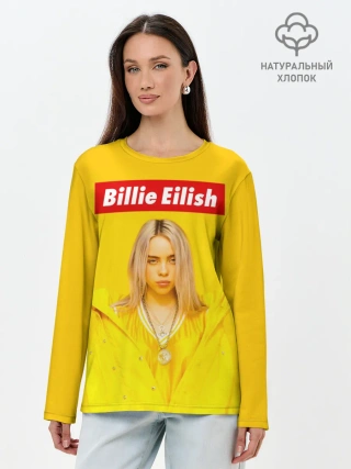 Лонгслив женский. Хлопок / Billie Eilish