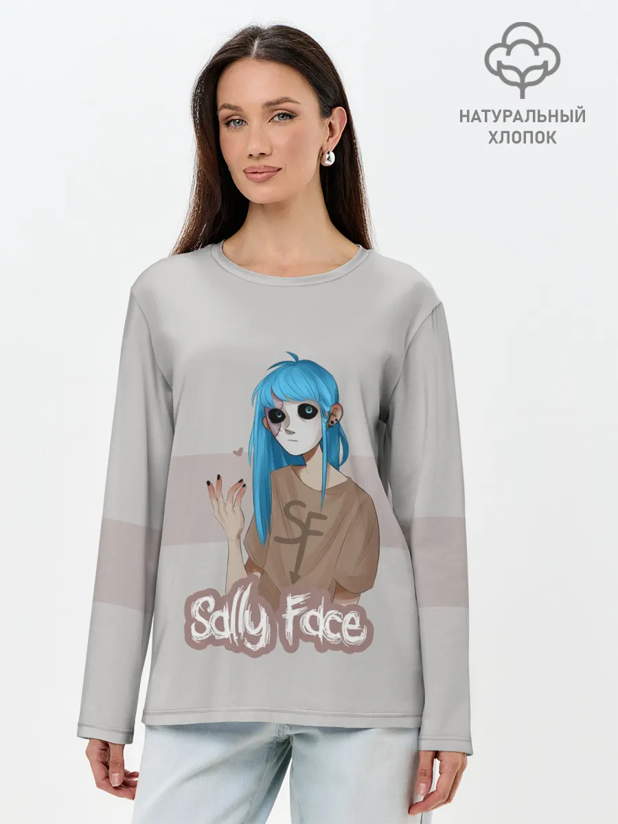 Лонгслив женский. Хлопок / Sally Face