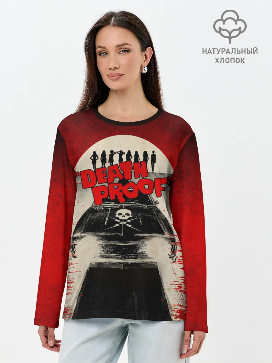 Лонгслив женский. Хлопок / Death Proof