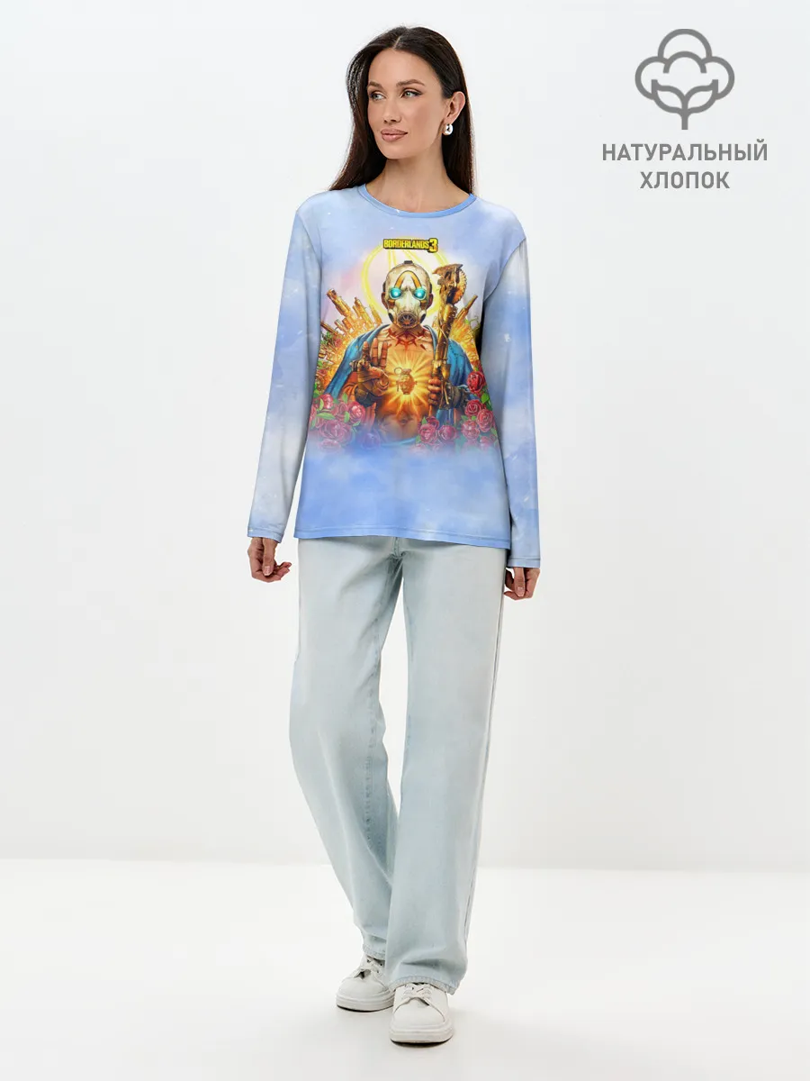 Лонгслив женский. Хлопок / Borderlands 3