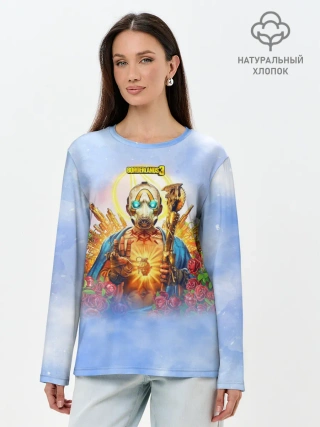 Лонгслив женский. Хлопок / Borderlands 3