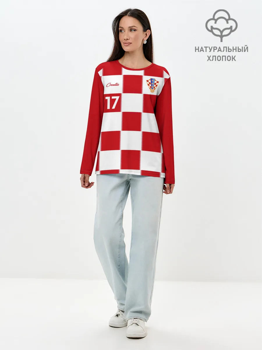 Лонгслив женский. Хлопок / Марио Манджукич