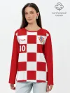 Лонгслив женский. Хлопок / Лука Модрич, Сборная Хорватии