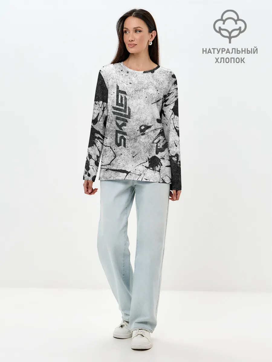 Лонгслив женский. Хлопок / SKILLET