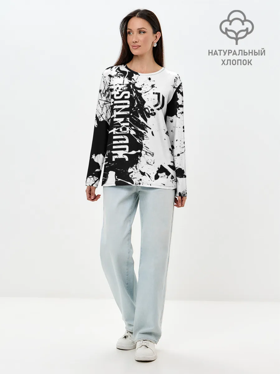 Лонгслив женский. Хлопок / JUVENTUS