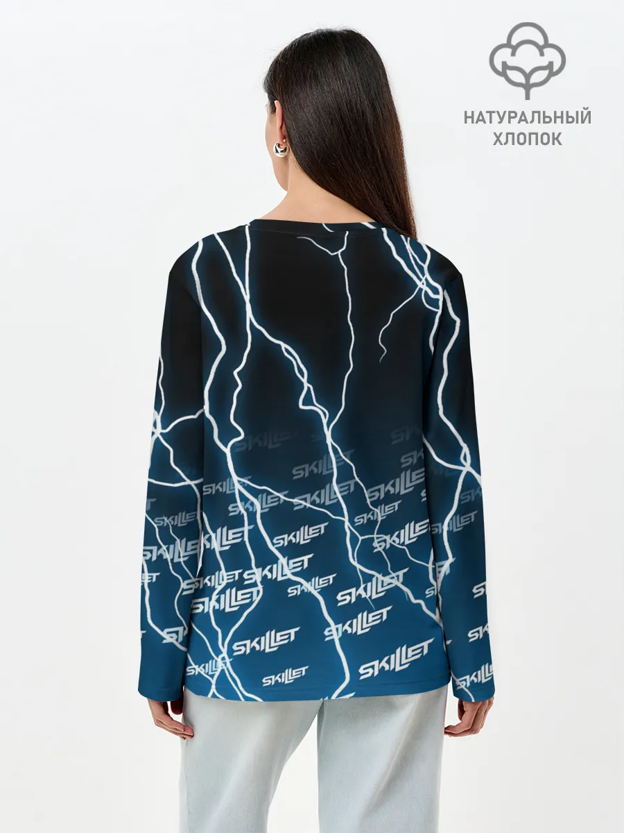 Лонгслив женский. Хлопок / SKILLET