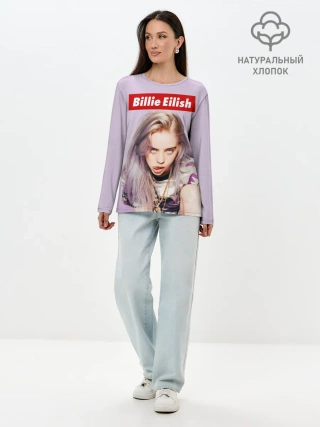 Лонгслив женский. Хлопок / Billie Eilish