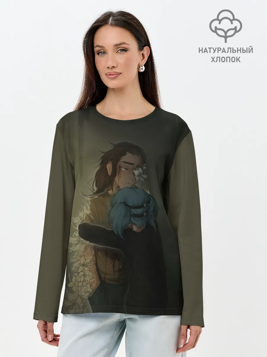 Лонгслив женский. Хлопок / Sally Face