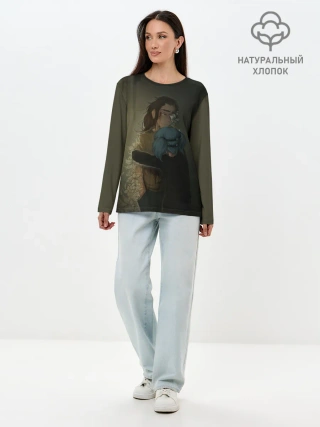 Лонгслив женский. Хлопок / Sally Face