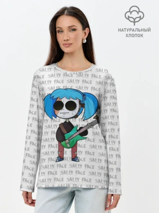 Лонгслив женский. Хлопок / Sally Face