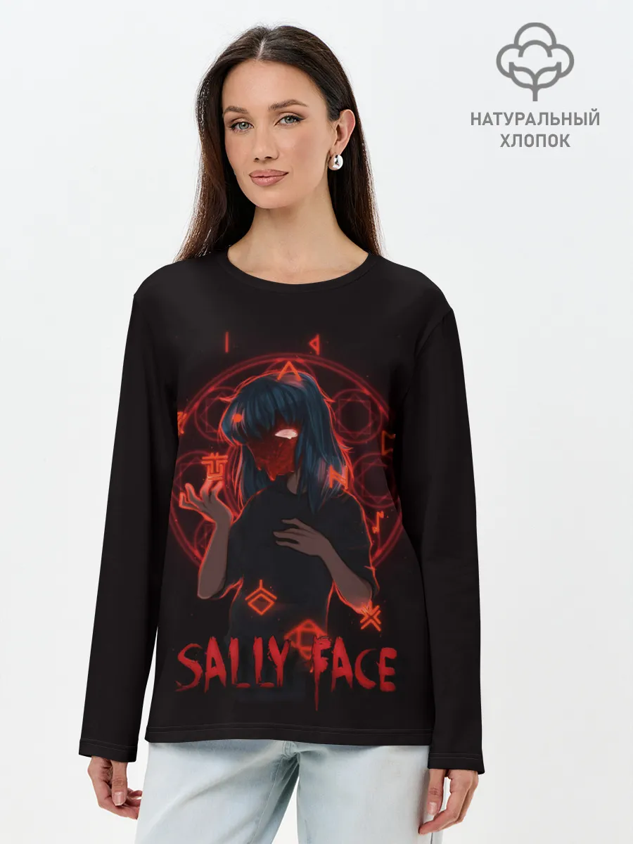 Лонгслив женский. Хлопок / Sally Face